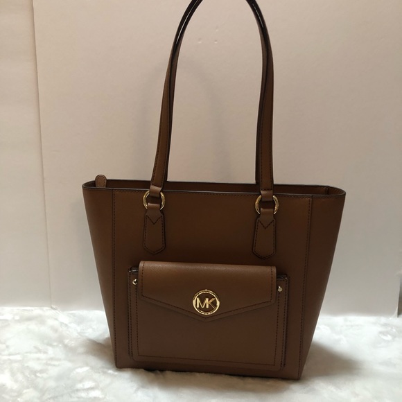 MICHAEL Michael Kors Handbags - Michael KORS Joey Md Pocket Leather Tote